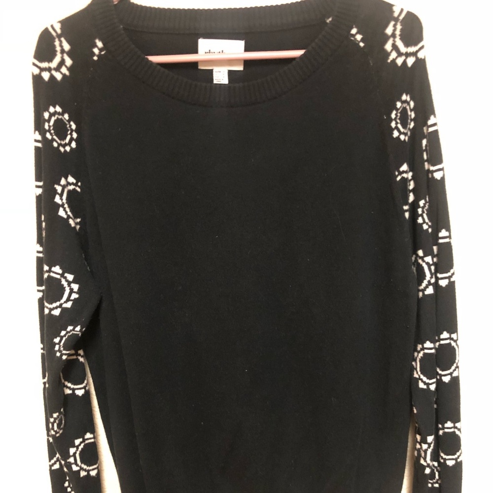 rhythm black crewneck sweater